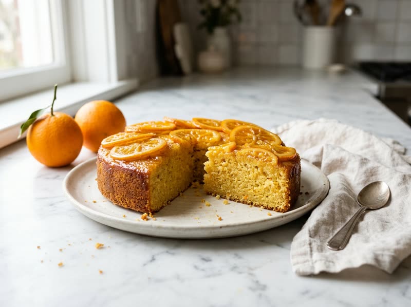 Whole orange almond cake